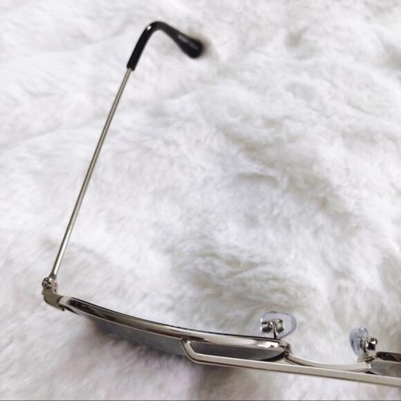 Remy Silver Mirrored Aviator Sunglasses - Picture 2 of 9